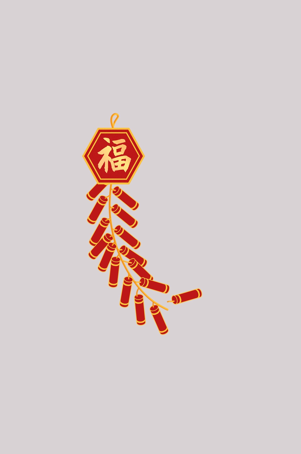 鞭炮图案立体爆竹图片素材png透明背景免抠图20