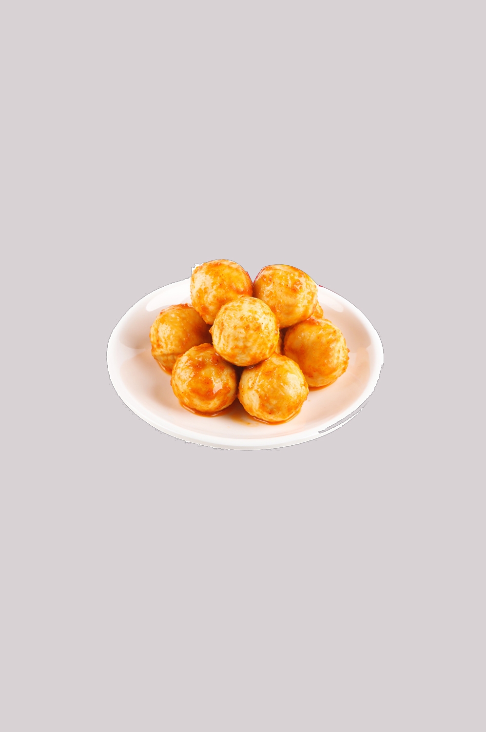 鱼肉丸子鱼丸图片元素透明背景免抠75