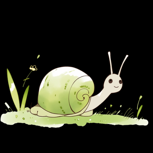 卡通蜗牛插画免抠素材元素51