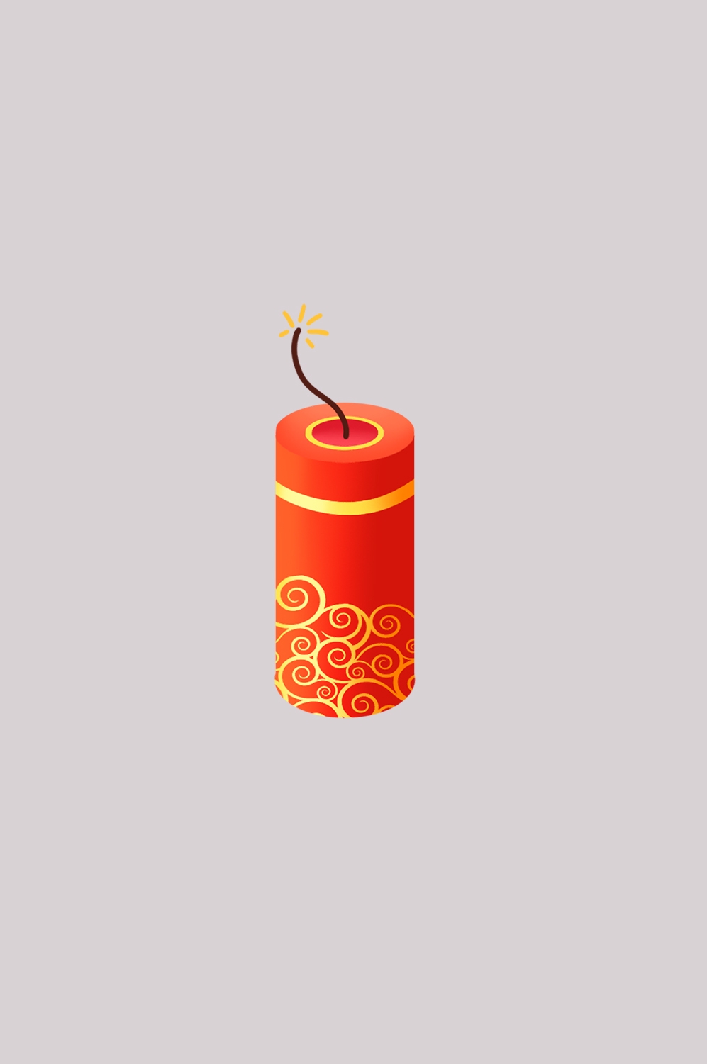 鞭炮图案立体爆竹图片素材png透明背景免抠图80