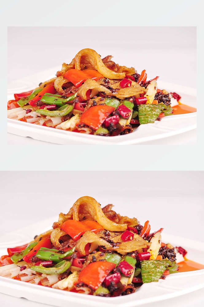 高清美食菜品菜谱回锅肉摄影美工设计喷绘打印合成素材