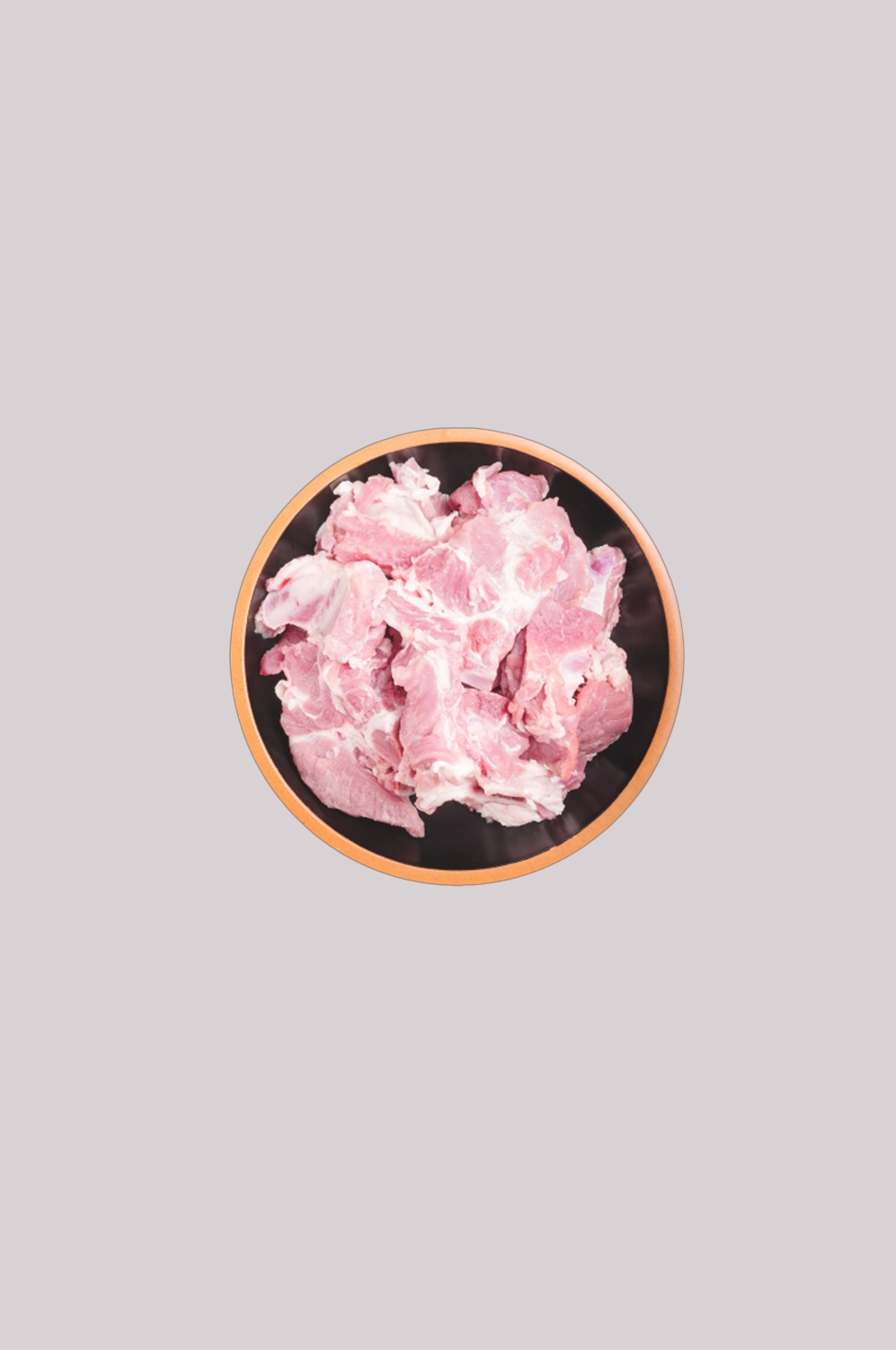 猪肉五花肉瘦肉排骨插画元素免抠素材74