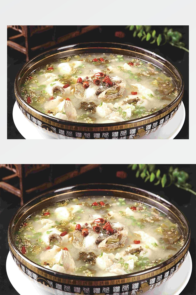高清美食菜品菜谱JPG图片酸菜鱼摄影美工设计喷绘打印合成素材
