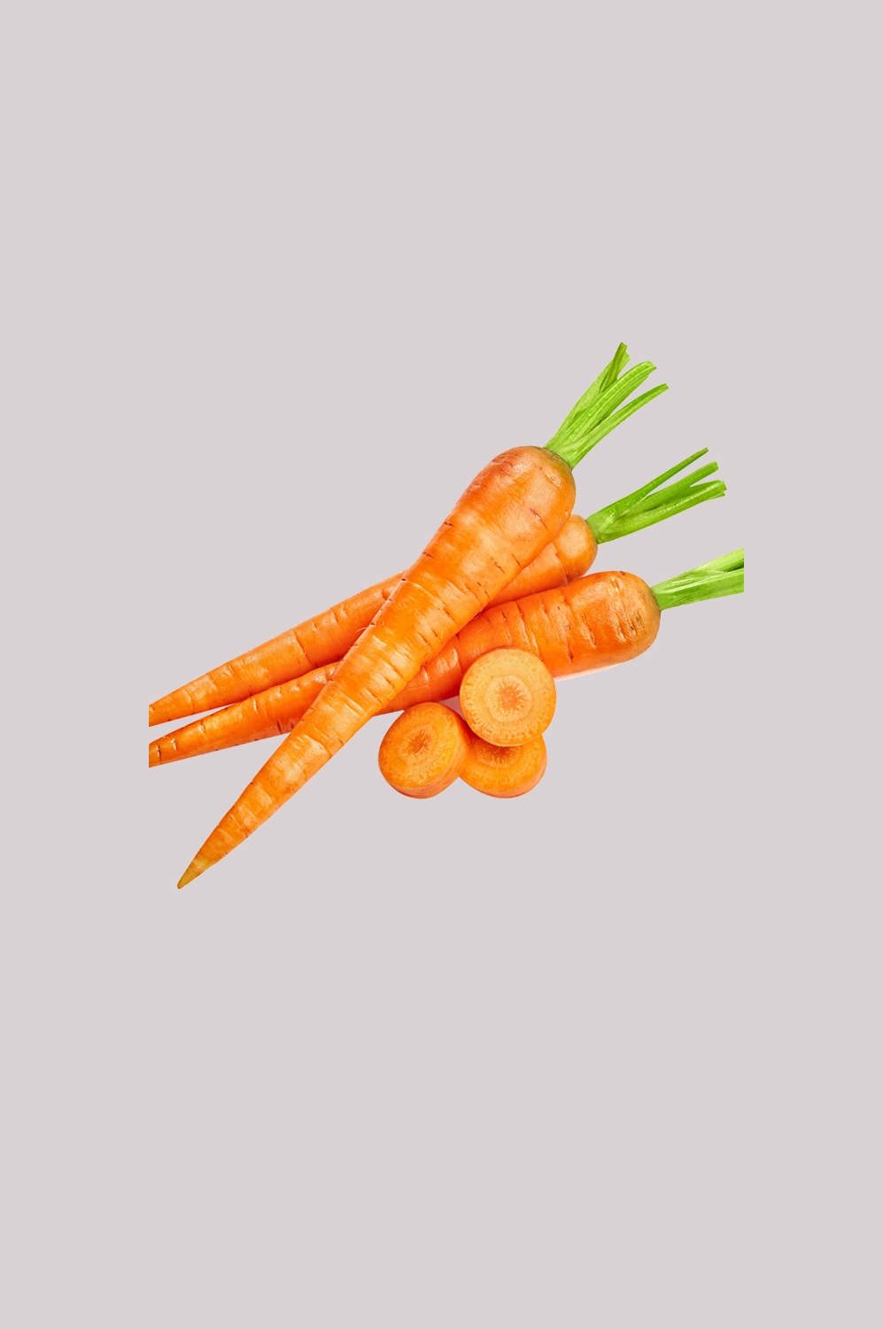蔬菜食材切开的胡萝卜免抠元素44