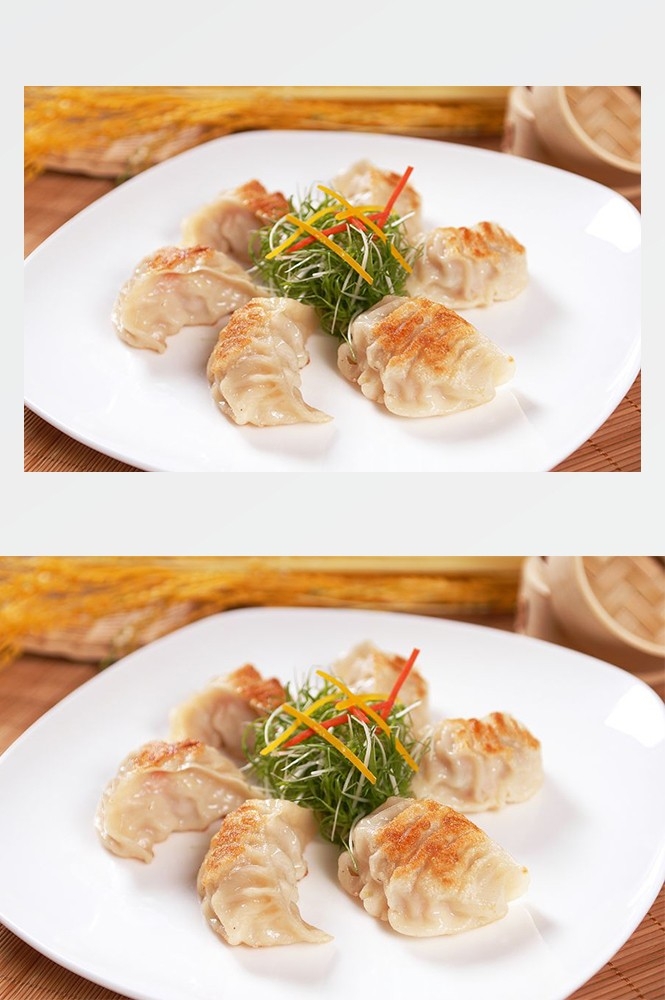 5高清美食菜品菜谱JPG图片生煎锅贴图库 (14)