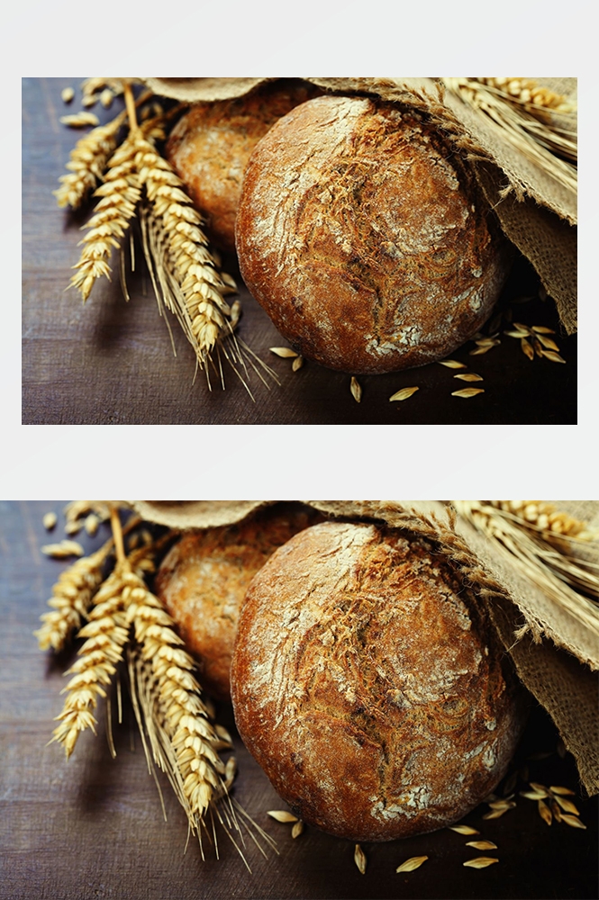 高清美食菜品菜谱JPG图片烤面包图库美工设计喷绘打印合成素材