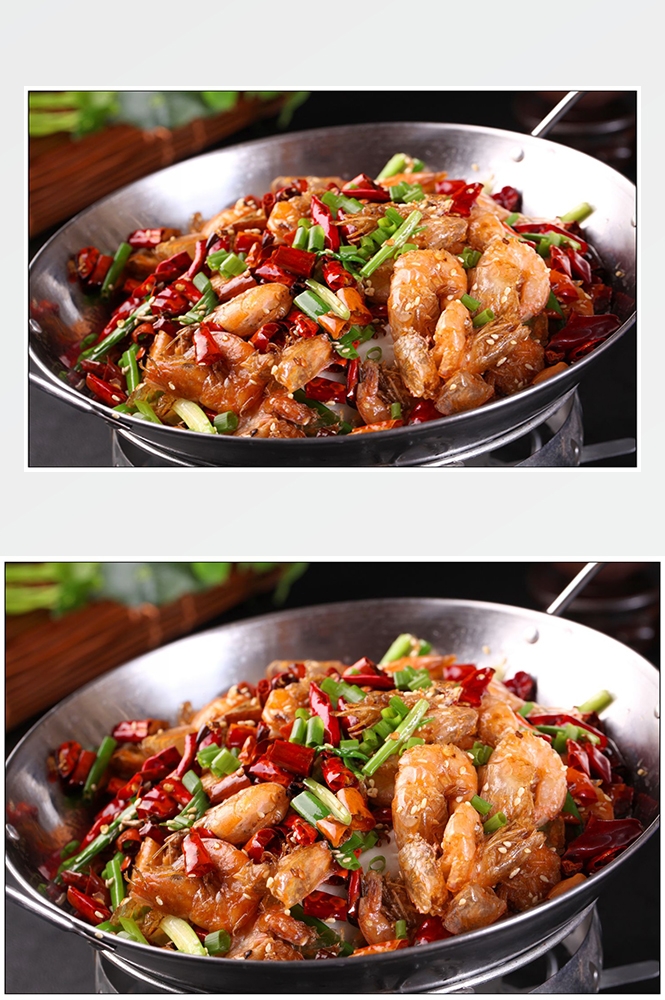 高清美食菜品菜谱JPG图片香辣虾炒菜美工设计喷绘打印合成素材