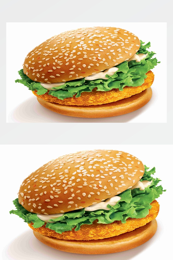 高清美食菜品菜谱汉堡美工设计素材