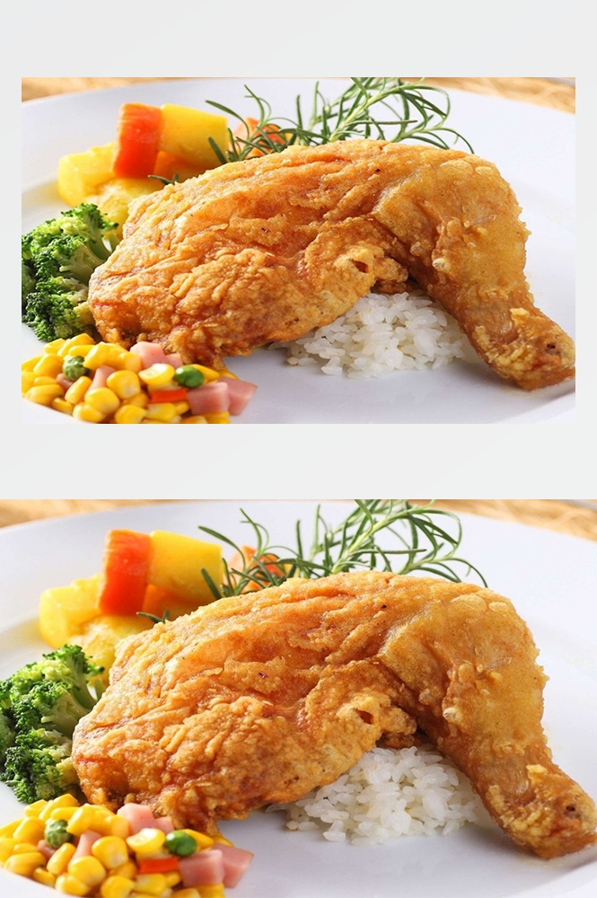 高清美食菜谱图片炸鸡腿鸡翅鸡块美工设计素材