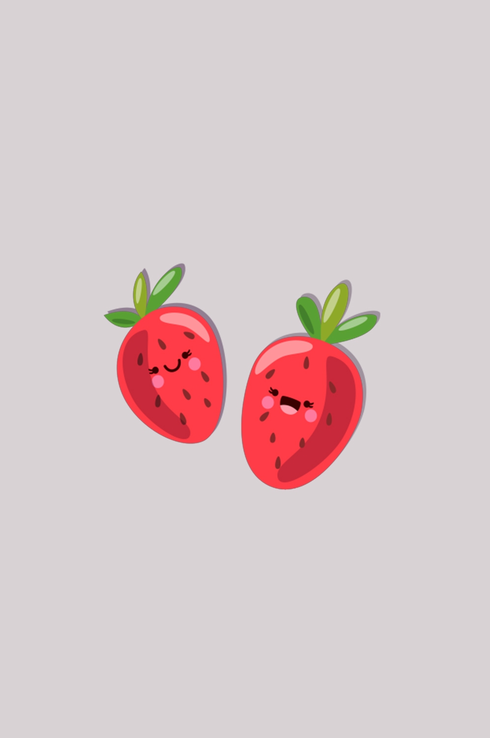 卡通草莓拟人化标签素材插图免抠元素13