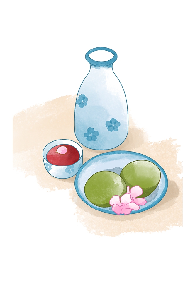 清明节海报设计插图卡通青团素材图片元素免抠95