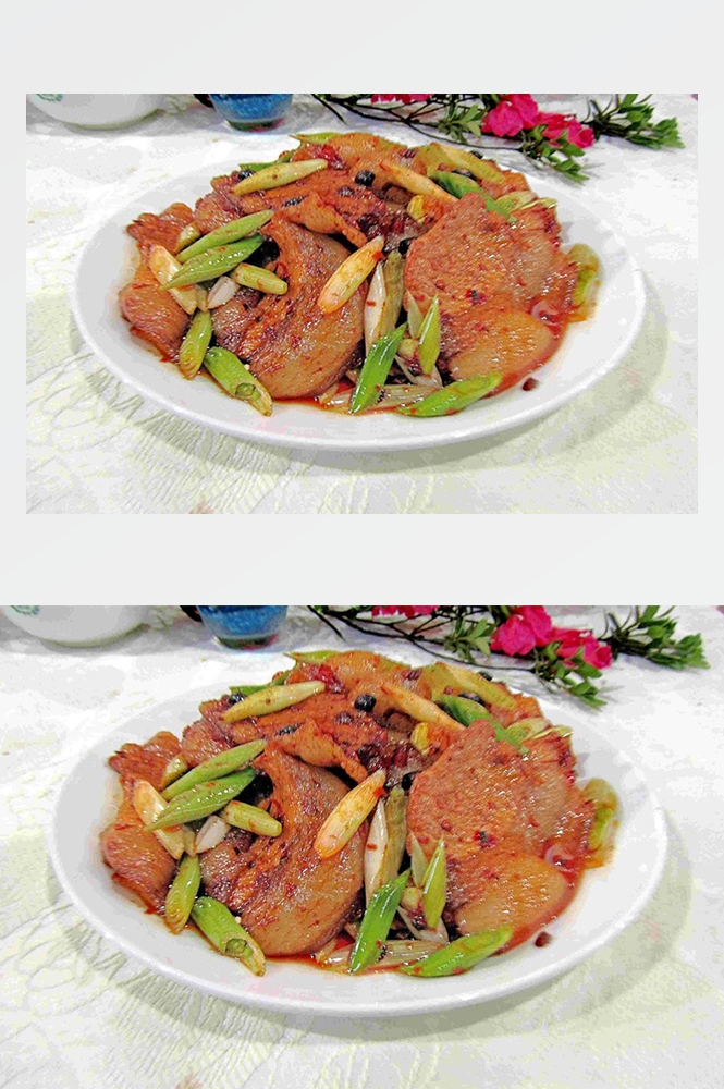 高清美食菜品菜谱回锅肉摄影美工设计喷绘打印合成素材