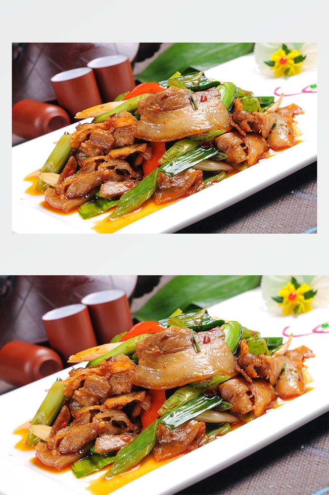 高清美食菜品菜谱回锅肉摄影美工设计喷绘打印合成素材