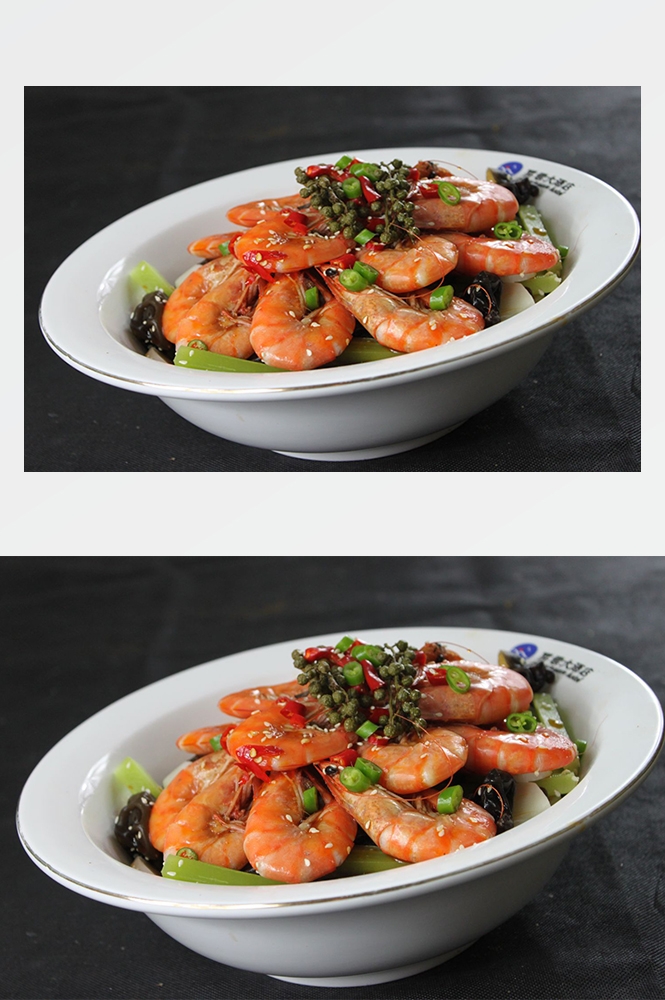 高清美食菜品菜谱JPG图片香辣虾炒菜美工设计喷绘打印合成素材