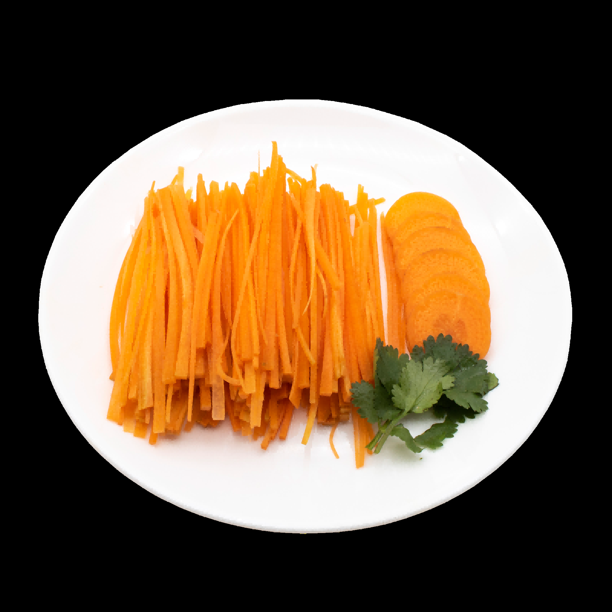 蔬菜食材切开的胡萝卜免抠元素6