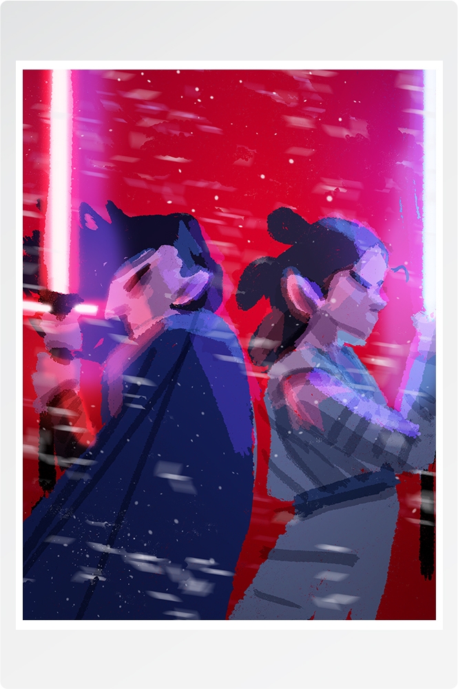 国外大师人物临摹绘画CG原画手绘背景插画jpg图片参考素材资19