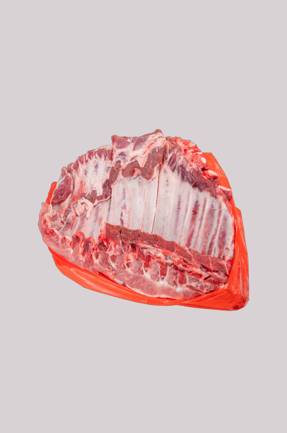 猪肉五花肉瘦肉排骨插画元素免抠素材83