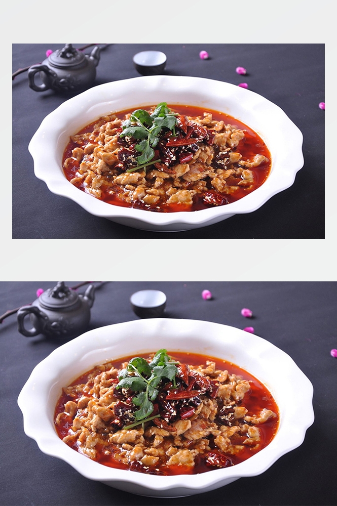 高清美食菜品菜谱JPG图片水煮肉片摄影美工设计喷绘打印合成素材