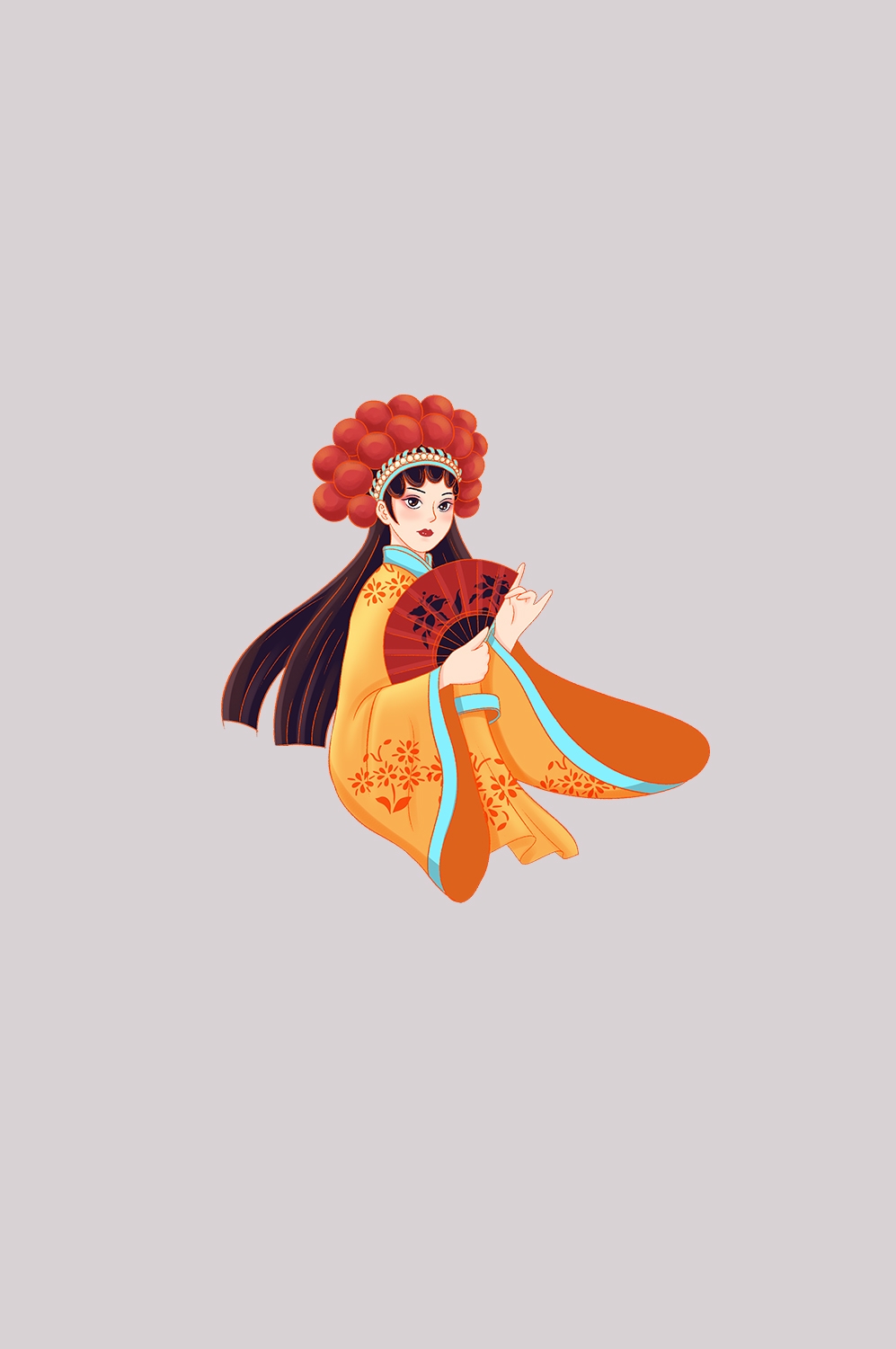 三八女王节女神节妇女节卡通人物主题插图透明背景免抠65