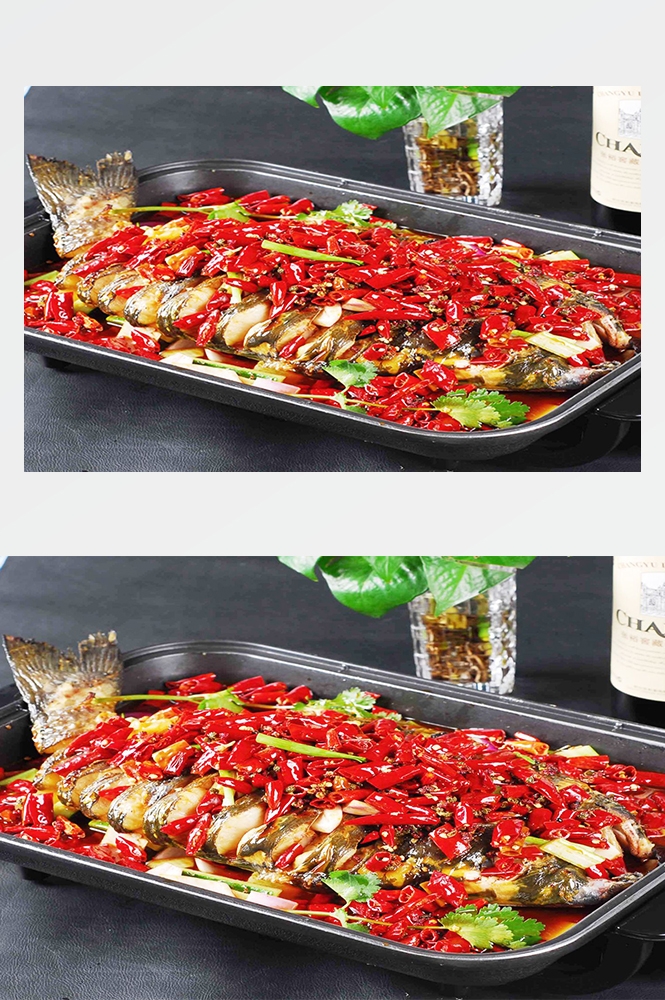 高清美食菜品菜谱JPG图片香辣烤鱼烧烤美工设计喷绘打印合成素材