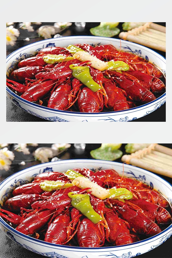 餐饮美食海报模板麻辣小龙虾香辣虾促销宣传广告素材 (22)