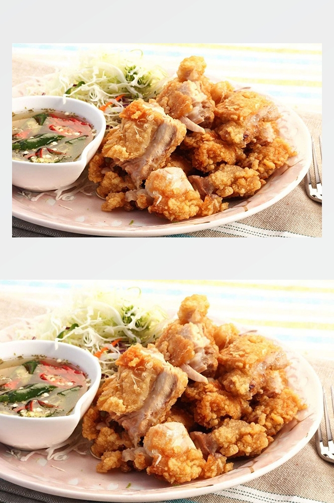 高清美食菜谱图片炸鸡腿鸡翅鸡块美工设计素材