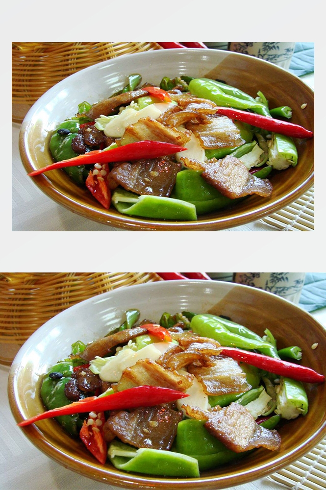 高清美食菜品菜谱回锅肉摄影美工设计喷绘打印合成素材