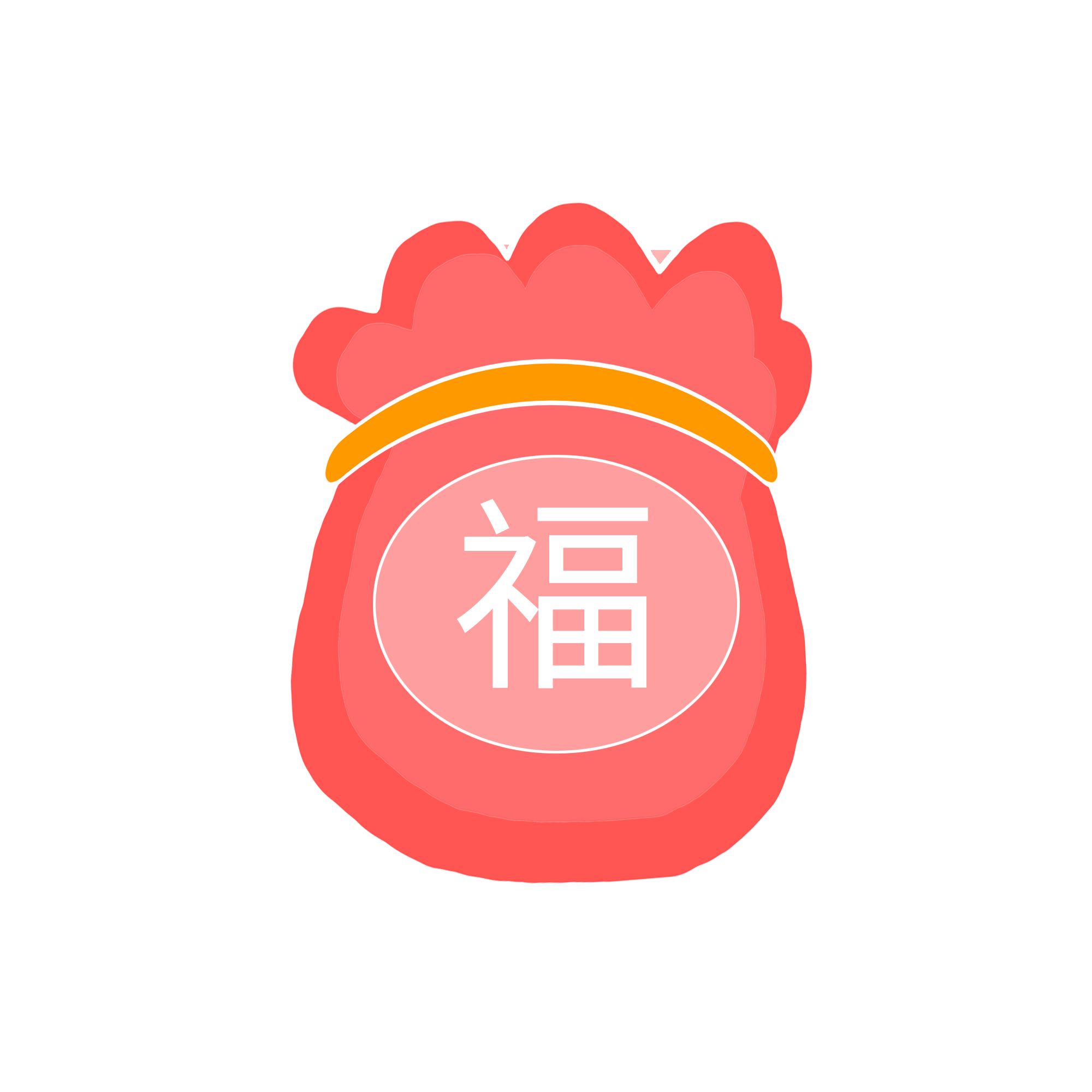 福袋钱袋插画图片装饰元素免抠素材46
