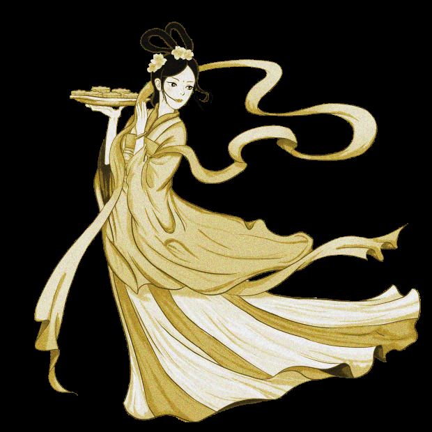 卡通嫦娥仙女中秋节免抠素材装饰元素128