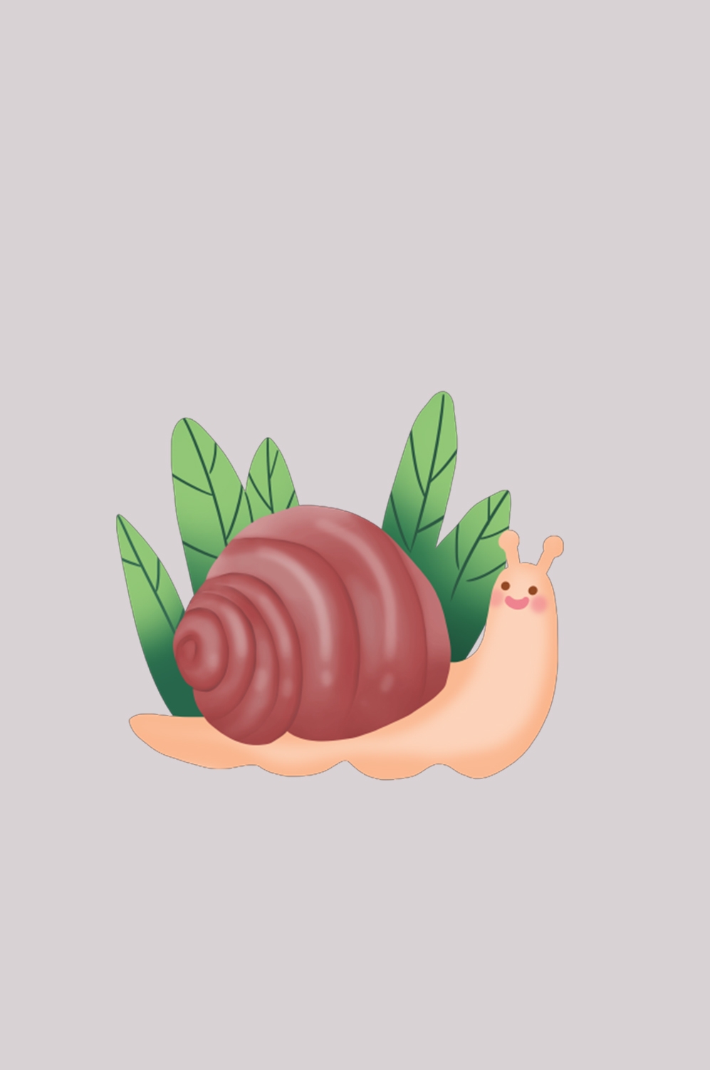卡通蜗牛插画免抠素材元素22