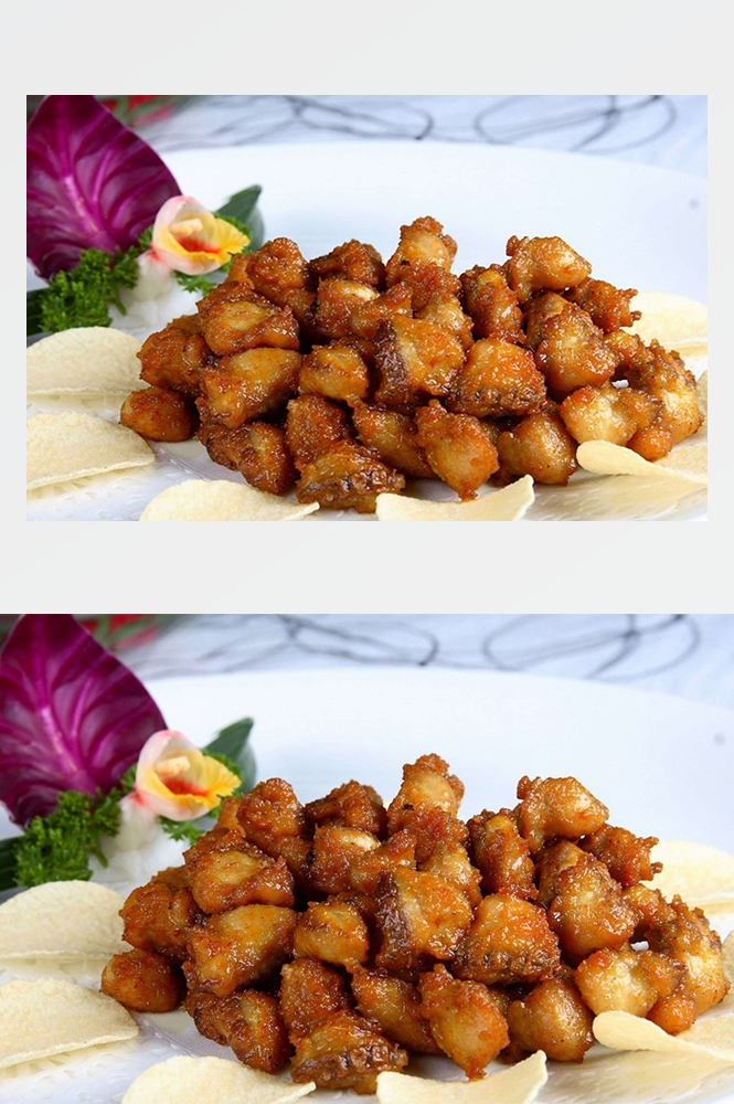 高清美食菜谱图片炸鸡腿鸡翅鸡块美工设计素材