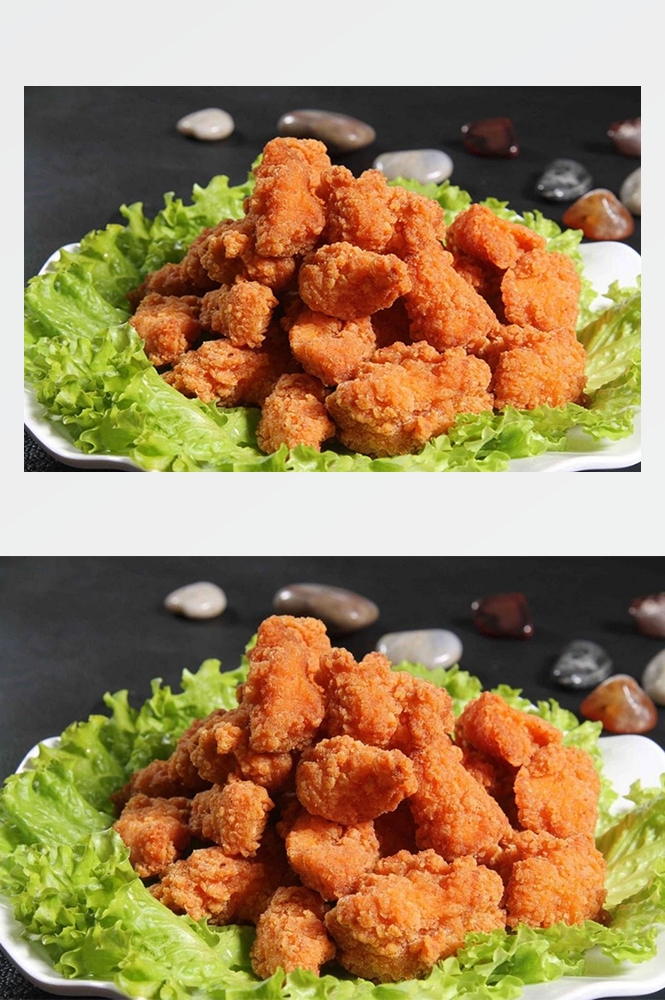高清美食菜谱图片炸鸡腿鸡翅鸡块美工设计素材