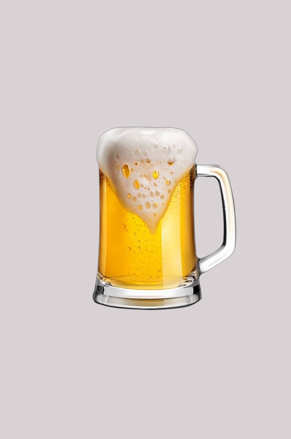 啤酒啤酒杯冒着泡沫效果图插画免抠素材元素62