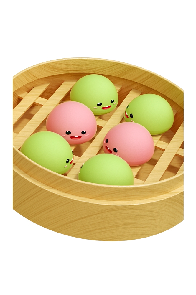 清明节海报设计插图卡通青团素材图片元素免抠70