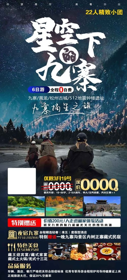 四川成都九寨沟武隆峨眉山都江堰三星堆大熊猫旅游海报53