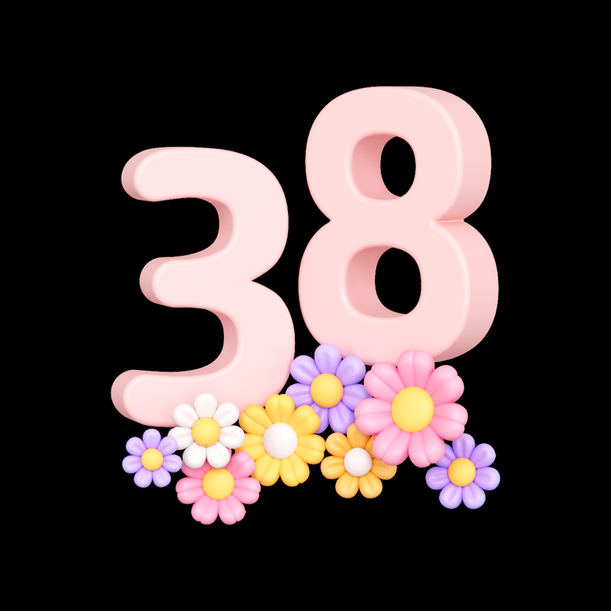 38女王节女神节妇女节主题创意字体艺术字图片素材免抠27