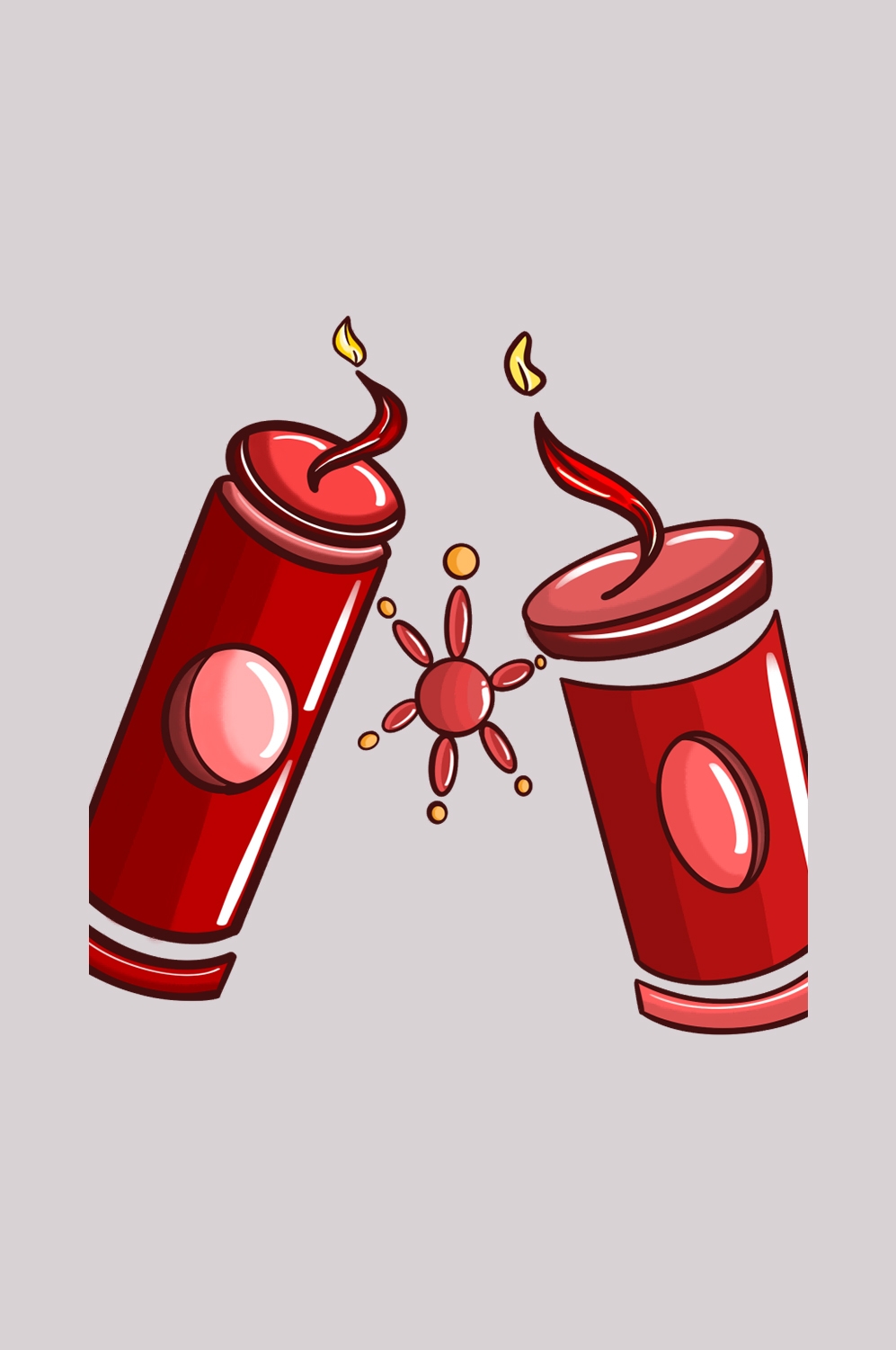 鞭炮图案立体爆竹图片素材png透明背景免抠图77