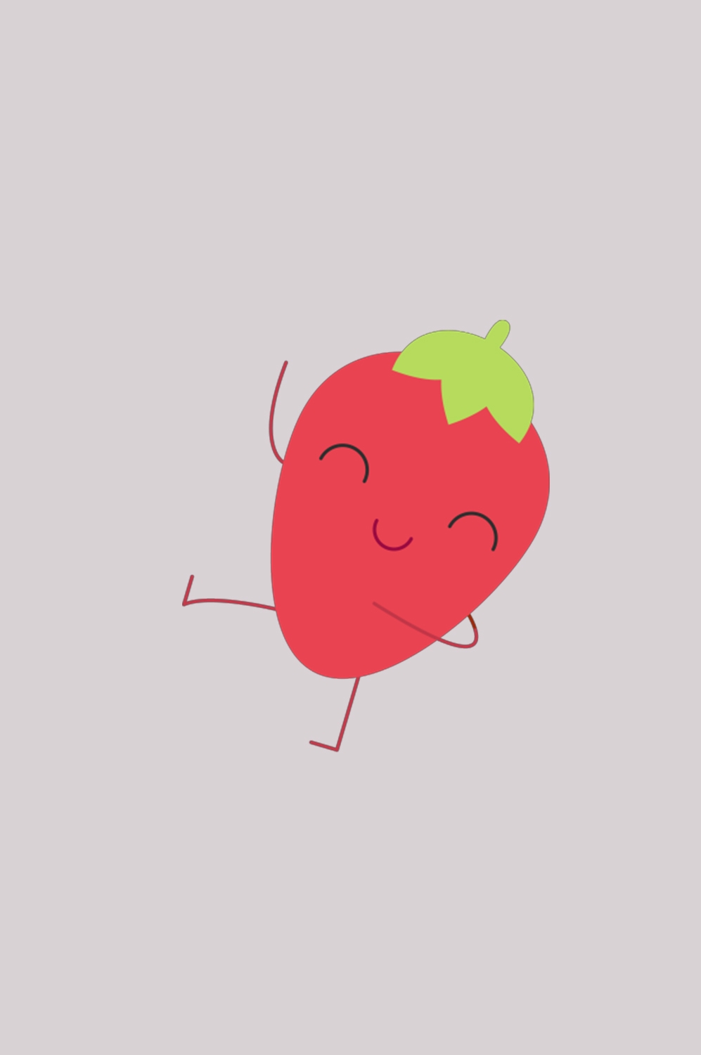 卡通草莓拟人化标签素材插图免抠元素27