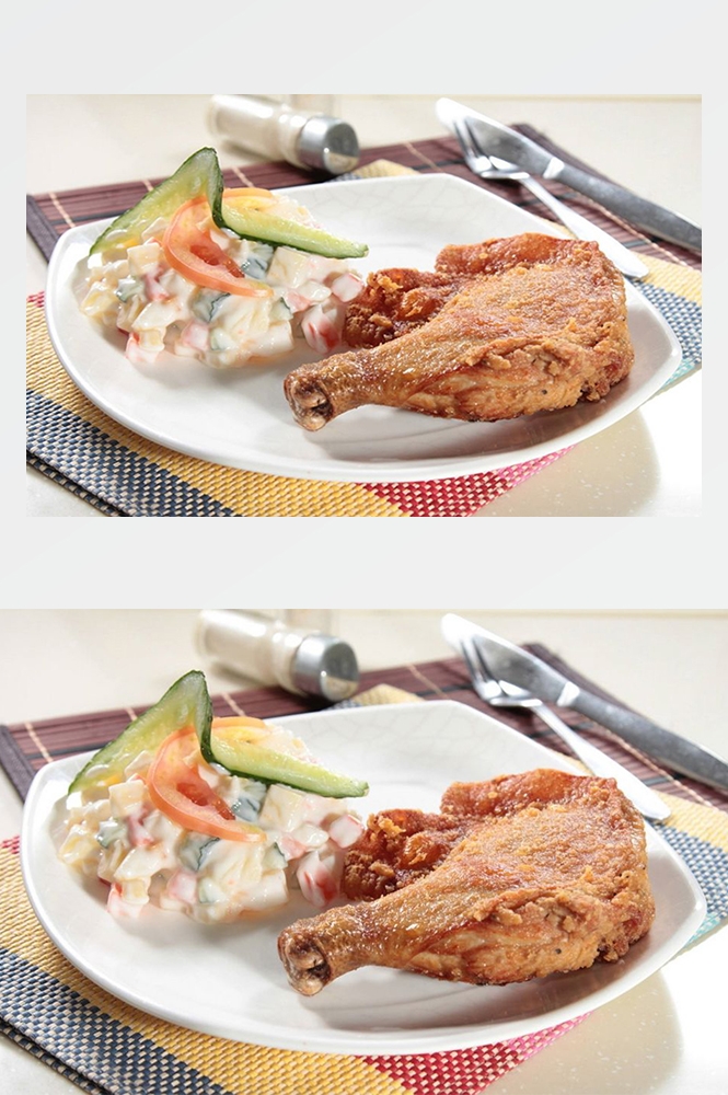 高清美食菜谱图片炸鸡腿鸡翅鸡块美工设计素材