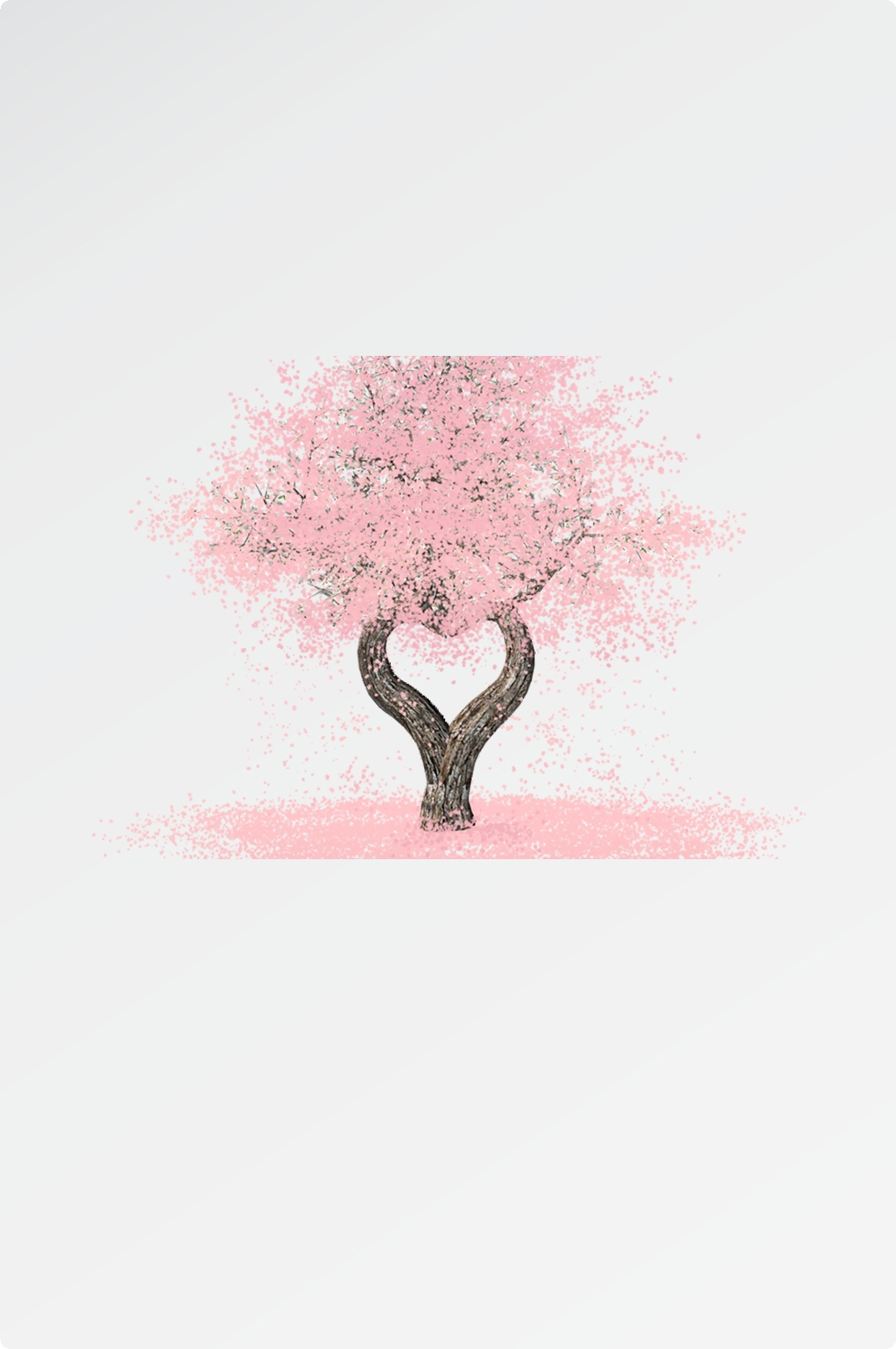 唯美樱花花树花枝樱花飘落图片装饰插图免抠42