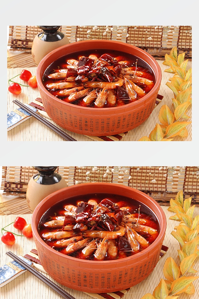 高清美食菜品菜谱JPG图片香辣虾炒菜美工设计喷绘打印合成素材