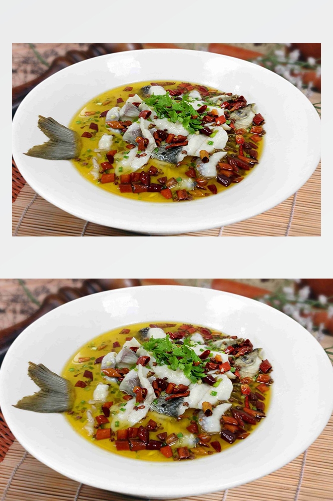 高清美食菜品菜谱JPG图片酸菜鱼摄影美工设计喷绘打印合成素材