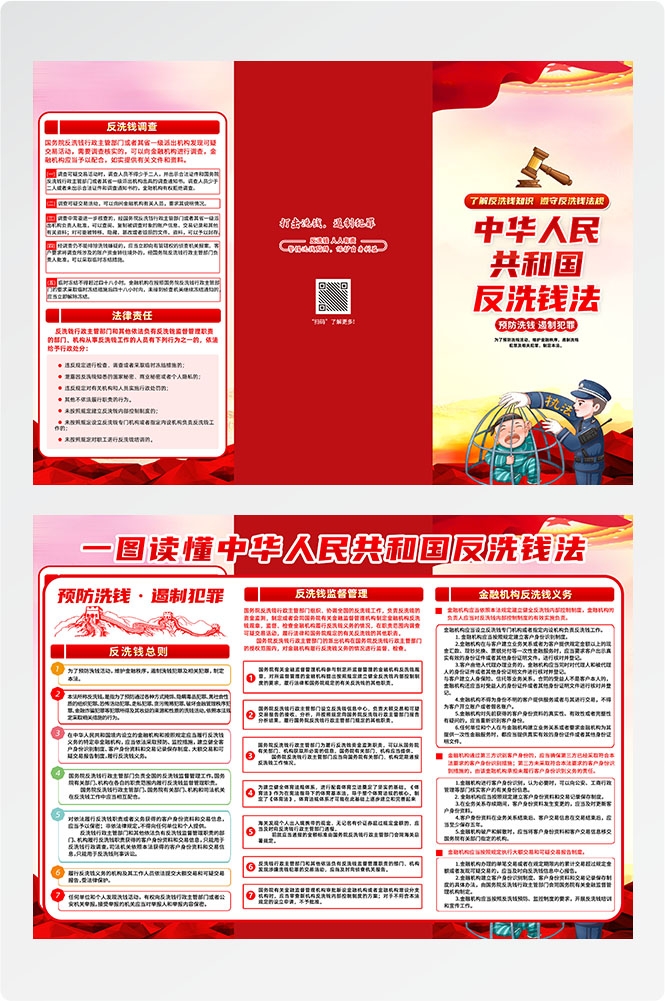 反洗钱防范知识打击洗钱犯罪金融安全素材21