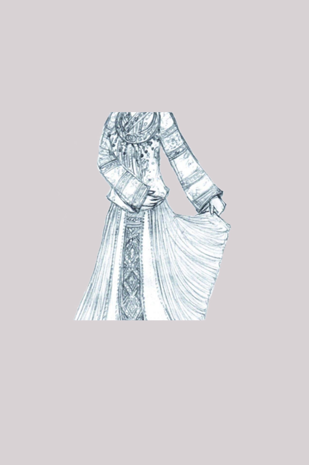 56个少数民族卡通人物服饰免抠元素插画71