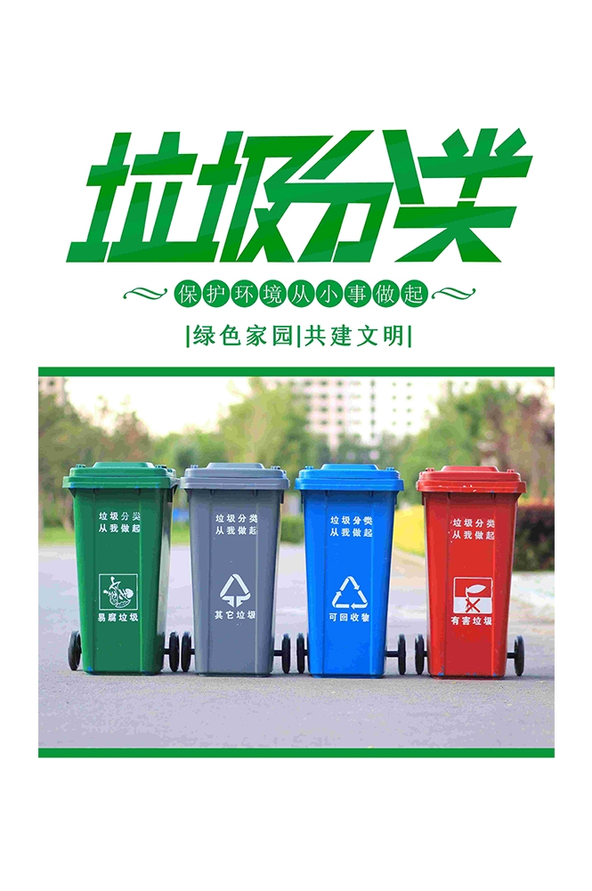 创建文明卫生城市垃圾分类海报86