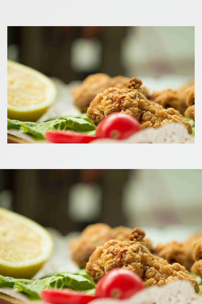 高清美食菜谱图片炸鸡腿鸡翅鸡块美工设计素材
