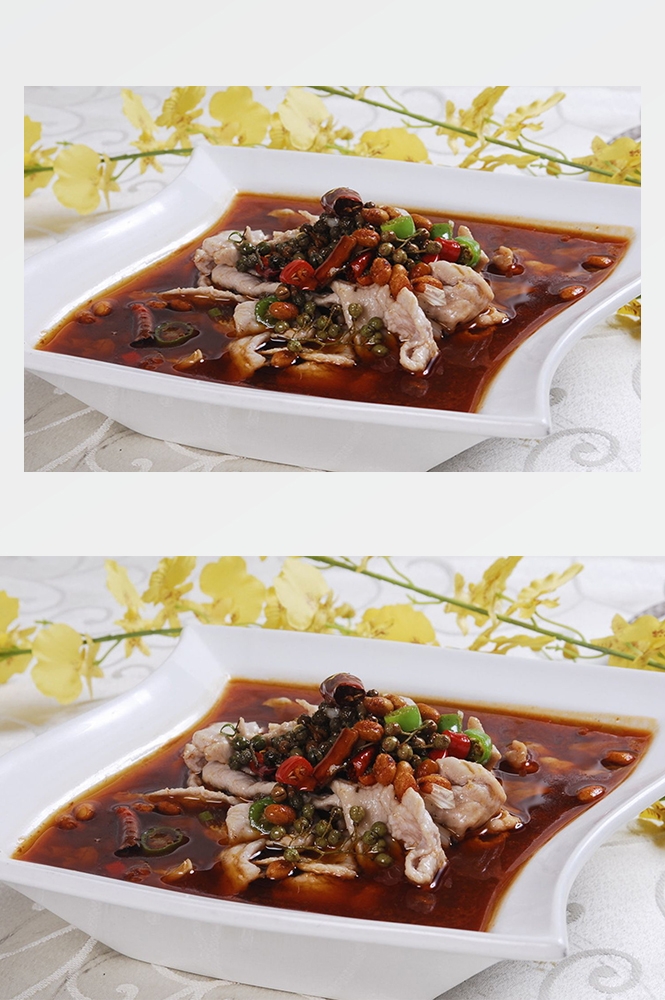 高清美食菜品菜谱JPG图片水煮肉片摄影美工设计喷绘打印合成素材  (33)