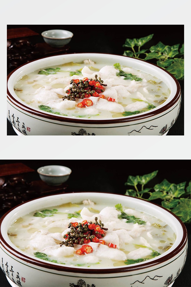 高清美食菜品菜谱JPG图片酸菜鱼摄影美工设计喷绘打印合成素材