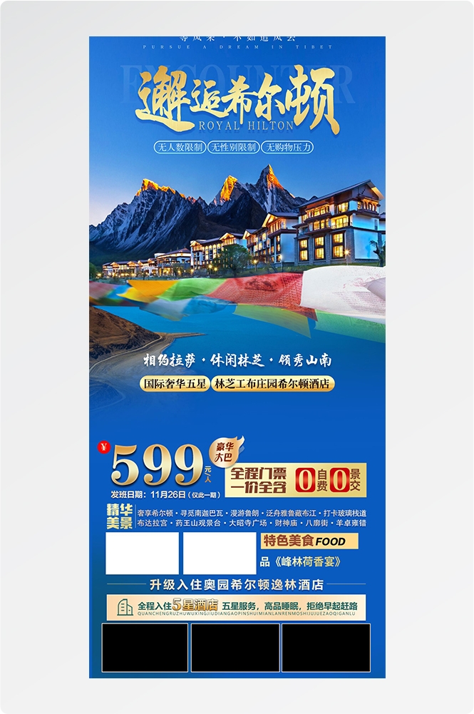 西藏拉萨布达拉宫川藏藏南灵芝日喀则海报易拉宝素材53