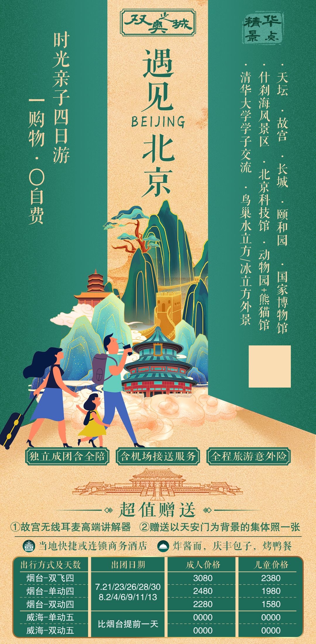北京旅游海报故宫天坛颐和园圆明园环球影城香山地坛素材70